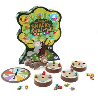 The Sneaky, Snacky Squirrel Colour Matching Game - Special Edition - by Educational Insights - EI-3424